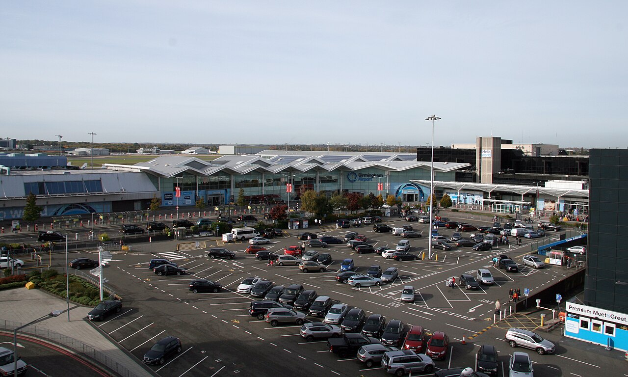 Birmingham Airport (BHX) terminal buildings — Southampton to Birmingham Airport private hire transfers