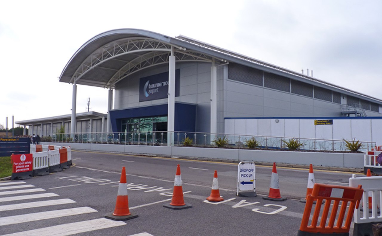 Bournemouth Airport (BOH) terminal building — Southampton to Bournemouth Airport private hire transfers