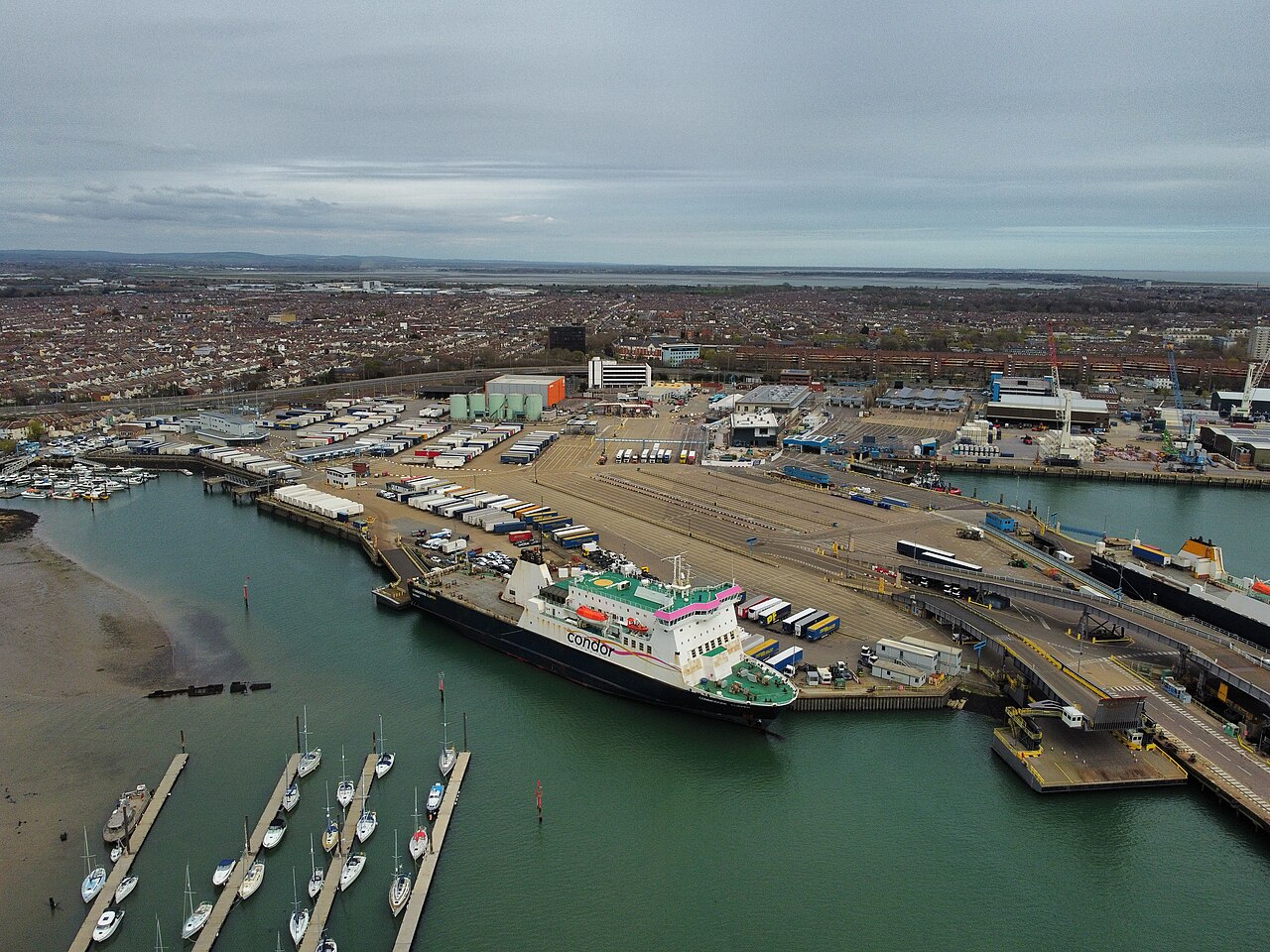 Portsmouth International Port terminal building (PO2 8SP) — Cunard, MSC, Saga and Brittany Ferries embarkation