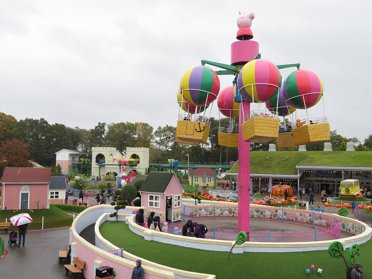 Peppa Pig World rides and attractions at Paultons Park, Romsey, Hampshire